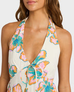 Womens Sweet Escape Halter Mini Dress