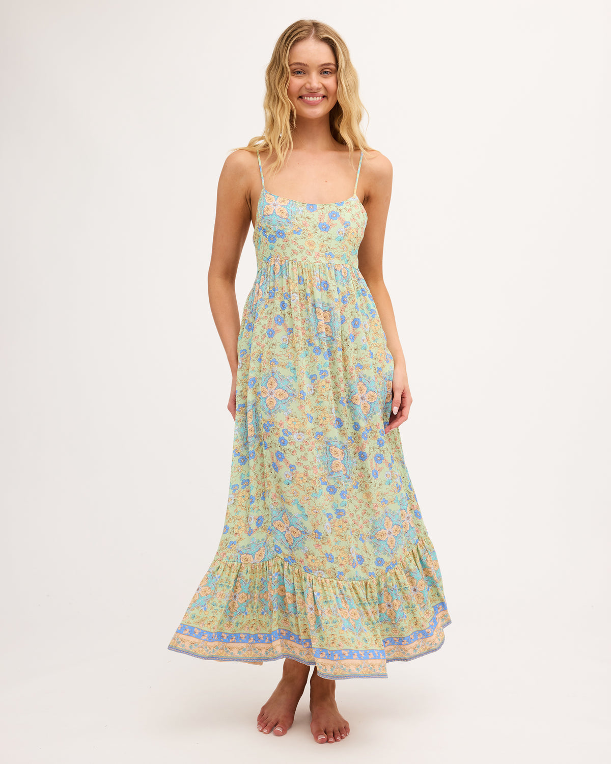Womens Sunset Nomad Midi Dress