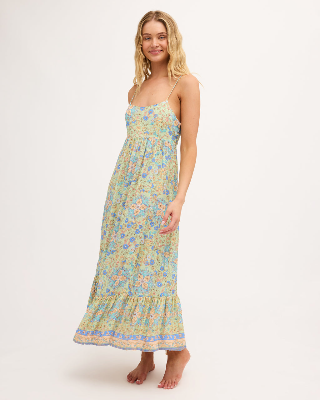 Womens Sunset Nomad Midi Dress
