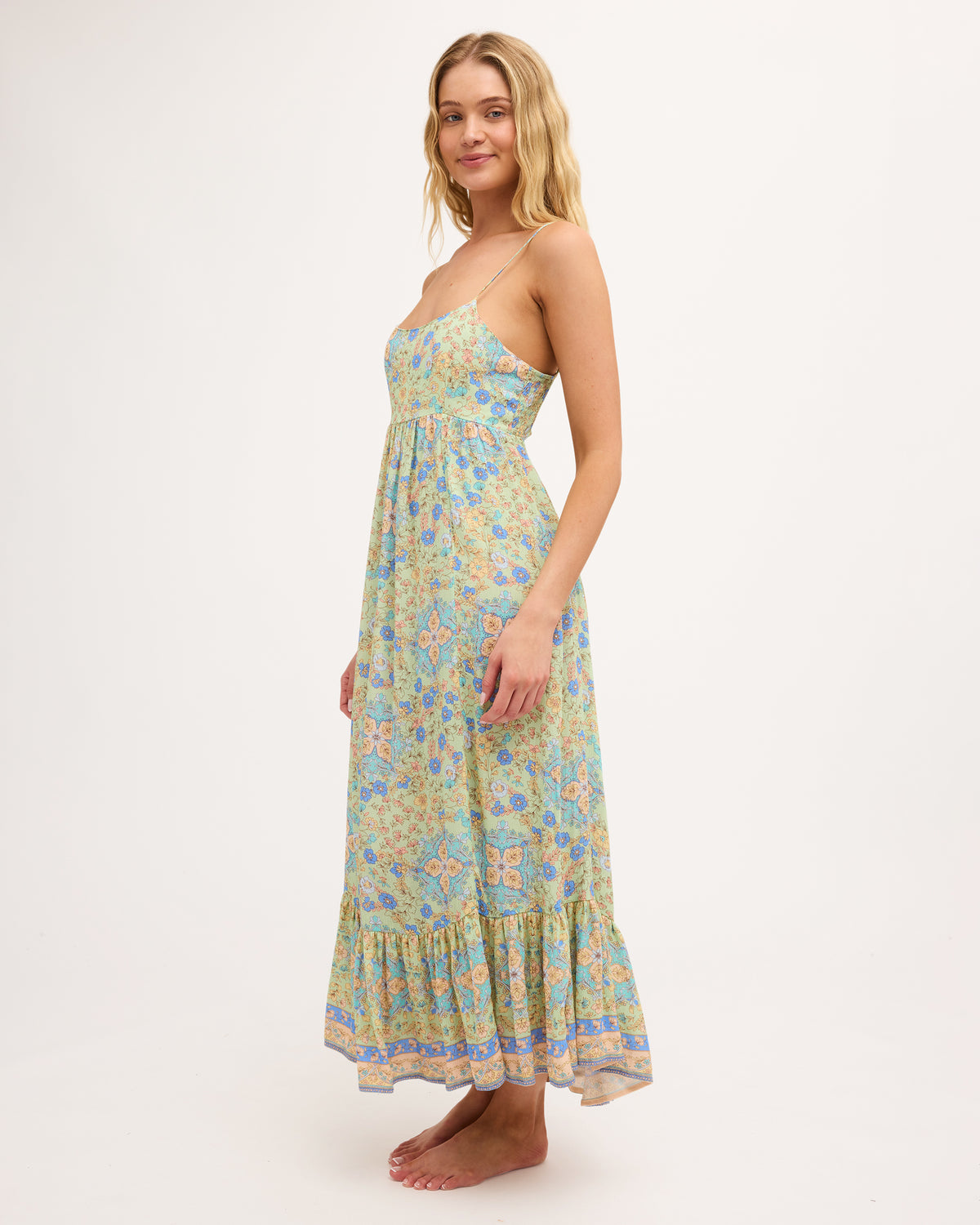 Womens Sunset Nomad Midi Dress
