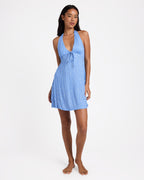Womens Fall For You Halter Mini Dress