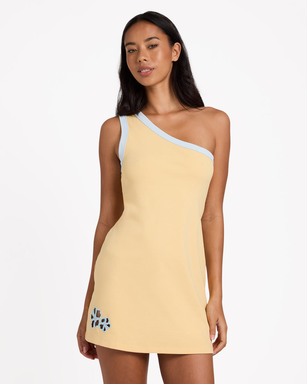 Womens Hibiscus Dream Mini Dress