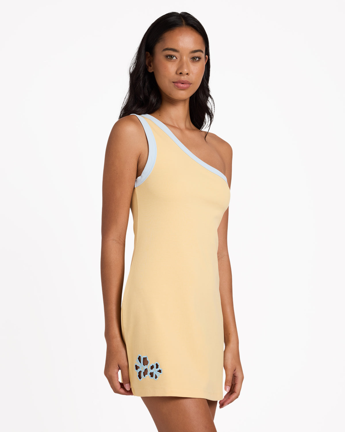 Womens Hibiscus Dream Mini Dress