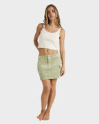Womens Hilary Cargo Cord Mini Skirt