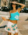 Womens Sweet Escape Wrap Mini Skirt