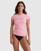 Womens Society Foil Short Sleeve Rash Vest