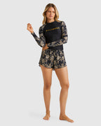 Womens Moon Blooms Leilani Long Sleeve Rash Vest