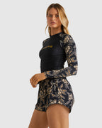 Womens Moon Blooms Leilani Long Sleeve Rash Vest