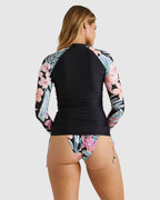 Womens Nights In Paradise Pipa Long Sleeve Rash Vest