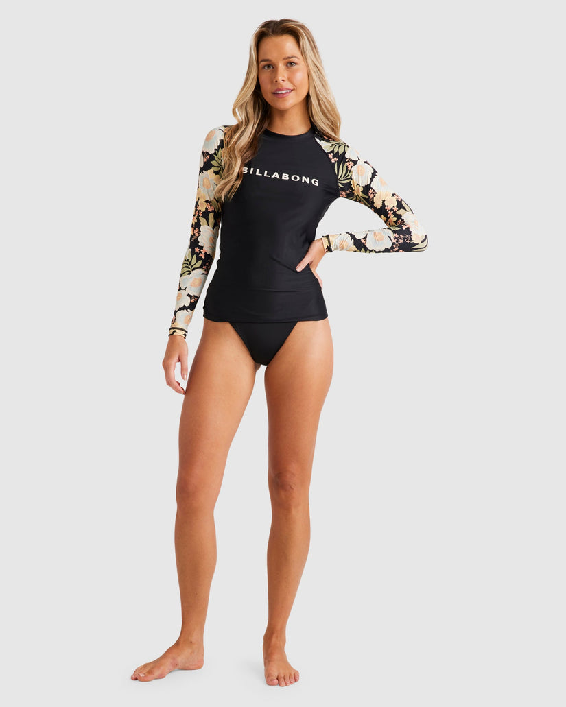 Womens Lost Cove Leilani Long Sleeve Rash Vest