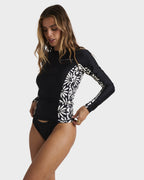 Womens Happy Dance Reef Break Long Sleeve Rash Vest