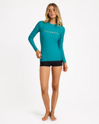 Womens Pacific Long Sleeve Foil Rash Vest