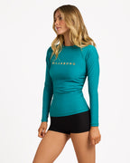 Womens Pacific Long Sleeve Foil Rash Vest