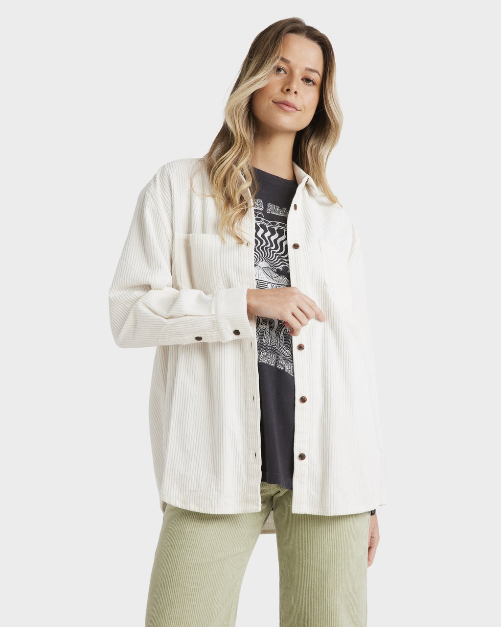Womens So Stoked Long Sleeve Shirt