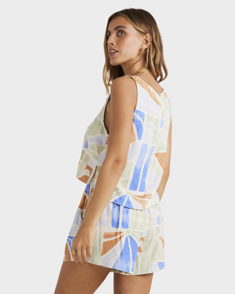 Womens Mystic Tide Crop Top