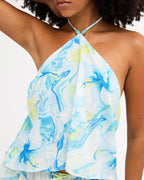 Womens Island Calling Halter Top