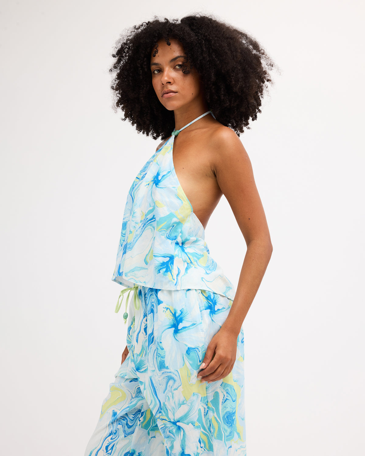 Womens Island Calling Halter Top