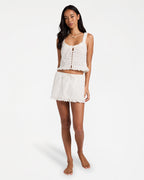 Womens Simply Sweet Broderie Top