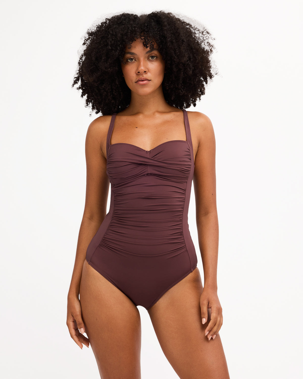 Womens Sol Searcher Wrap One Piece Swimsuit