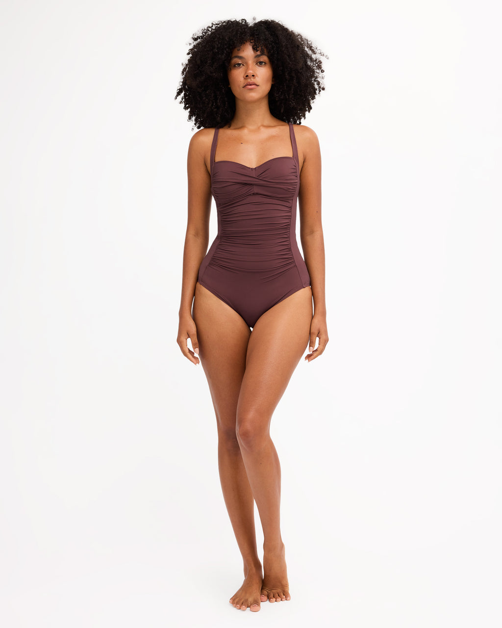 Womens Sol Searcher Wrap One Piece Swimsuit