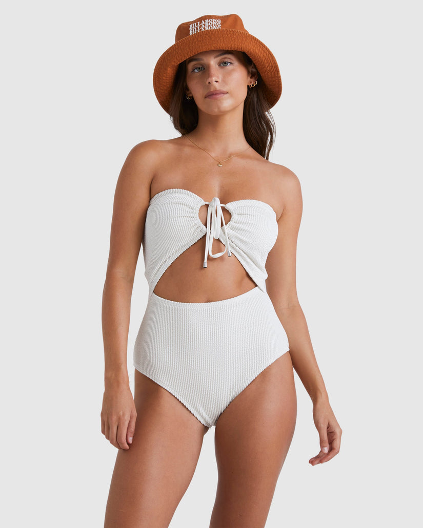 Womens Summer High Drew One Piece Swimsuit
