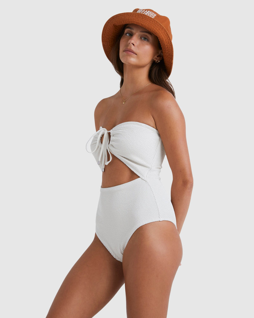 Womens Summer High Drew One Piece Swimsuit