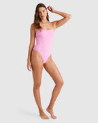 Womens Terry Rib Bella One Piece Swimsuit
