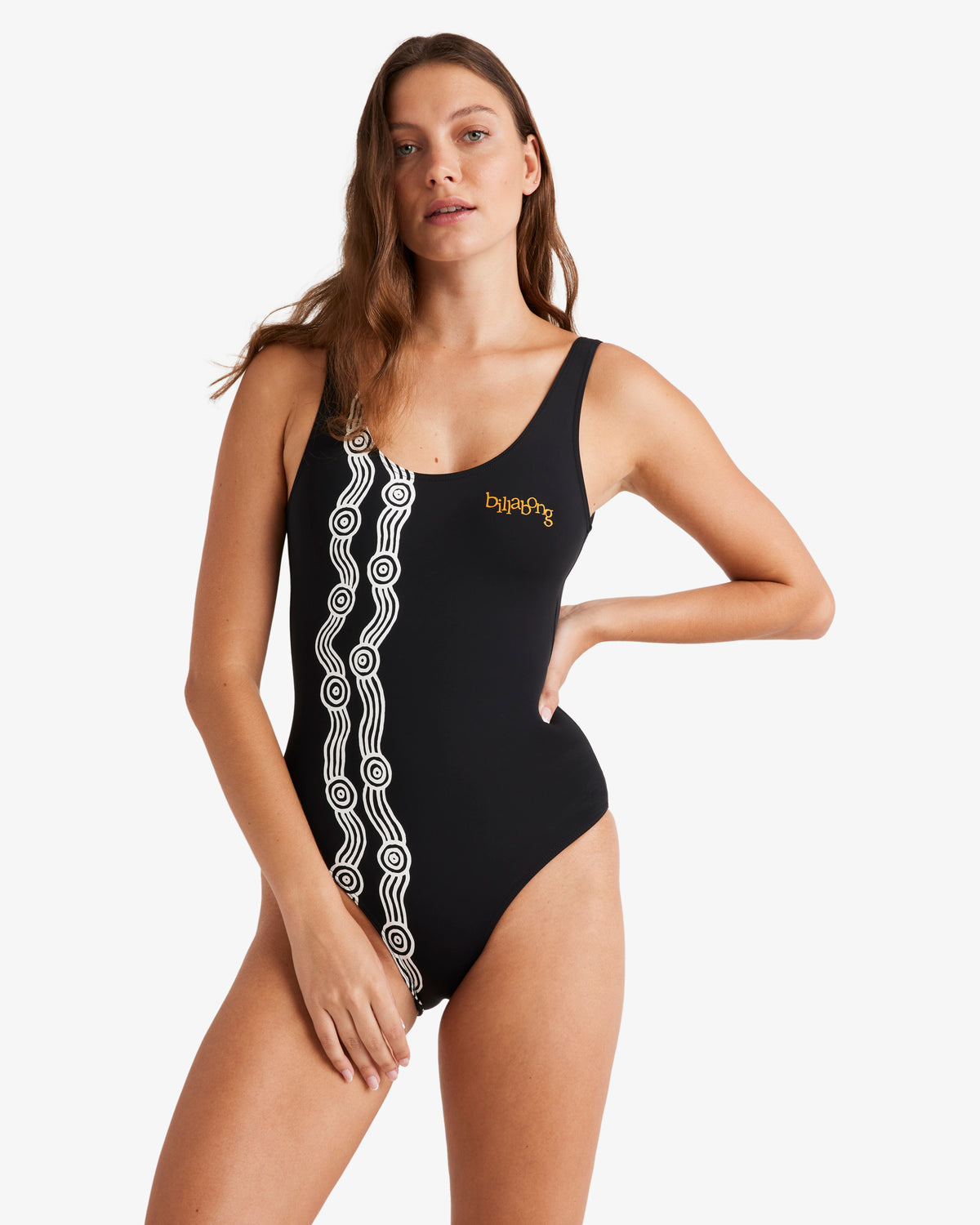 Womens Otis Water Retro One Piece Swimsuit