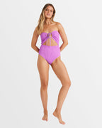 Womens Summer High Drew One Piece Swimsuit