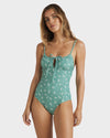 Womens In The Green Coco One Piece Swimsuit