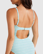 Womens Wave Check Mia Dd One Piece Swimsuit