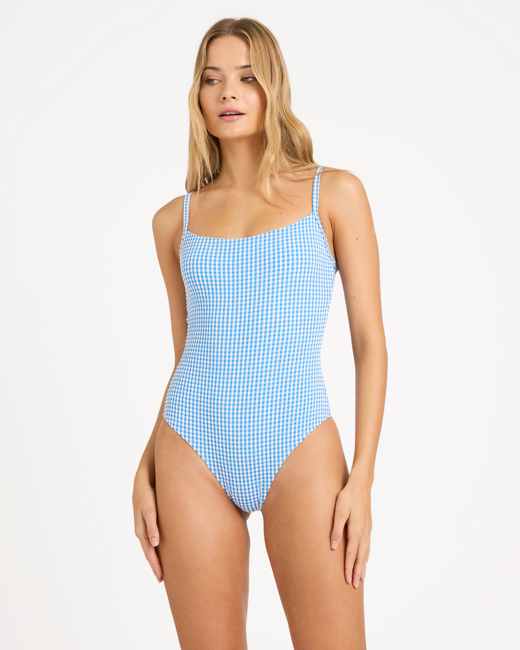 Womens Mini Wave Check Mia Dd One Piece Swimsuit