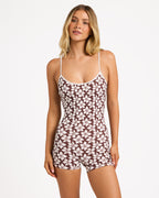 Womens Playa Sol Tank Surf Bodysuit One Piece Swimsuit