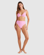 Womens Terry Rib Reese D/DD Underwire Bikini Top