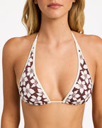 Womens Playa Sol Sumi Halter Triangle Bikini Top