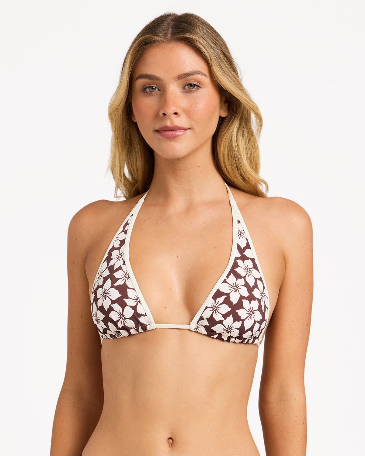 Womens Playa Sol Sumi Halter Triangle Bikini Top