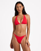 Womens Simply Sweet Sumi Halter Triangle Bikini Top
