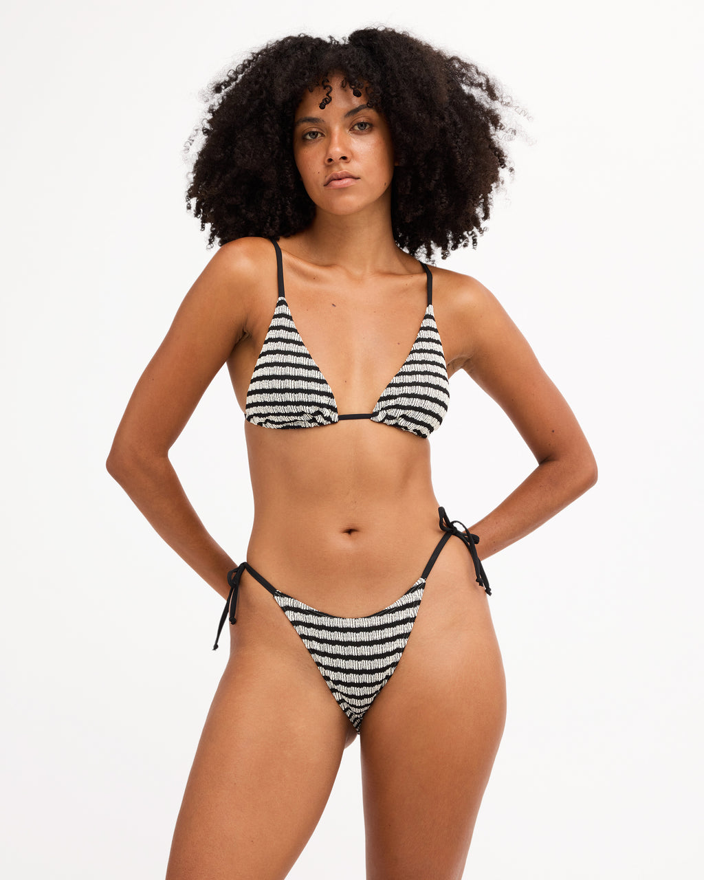Womens Wavey Daze Tall Slide Triangle Bikini Top
