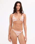 Womens Since 73 Stripe Remi Triangle Bikini Top