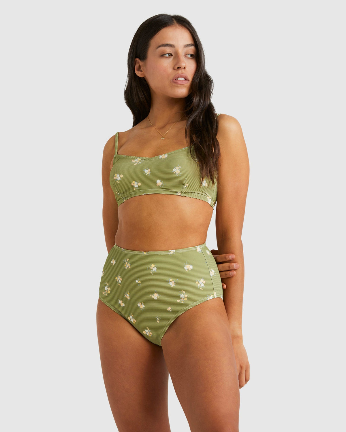 Womens Free Fallin Hi Retro Bikini Bottom