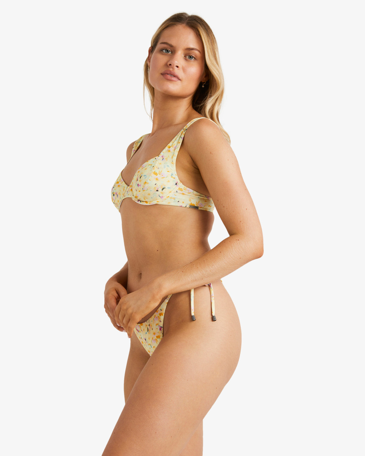 Womens Mellow Days Tie Side Hike Bikini Bottom