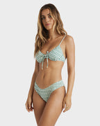 Womens Wave Check Bikini Bottom