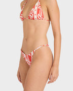 Womens Row Of Palms Zoe Bikini Bottom