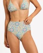 Womens Sunset Nomad High Retro Bikini Bottom