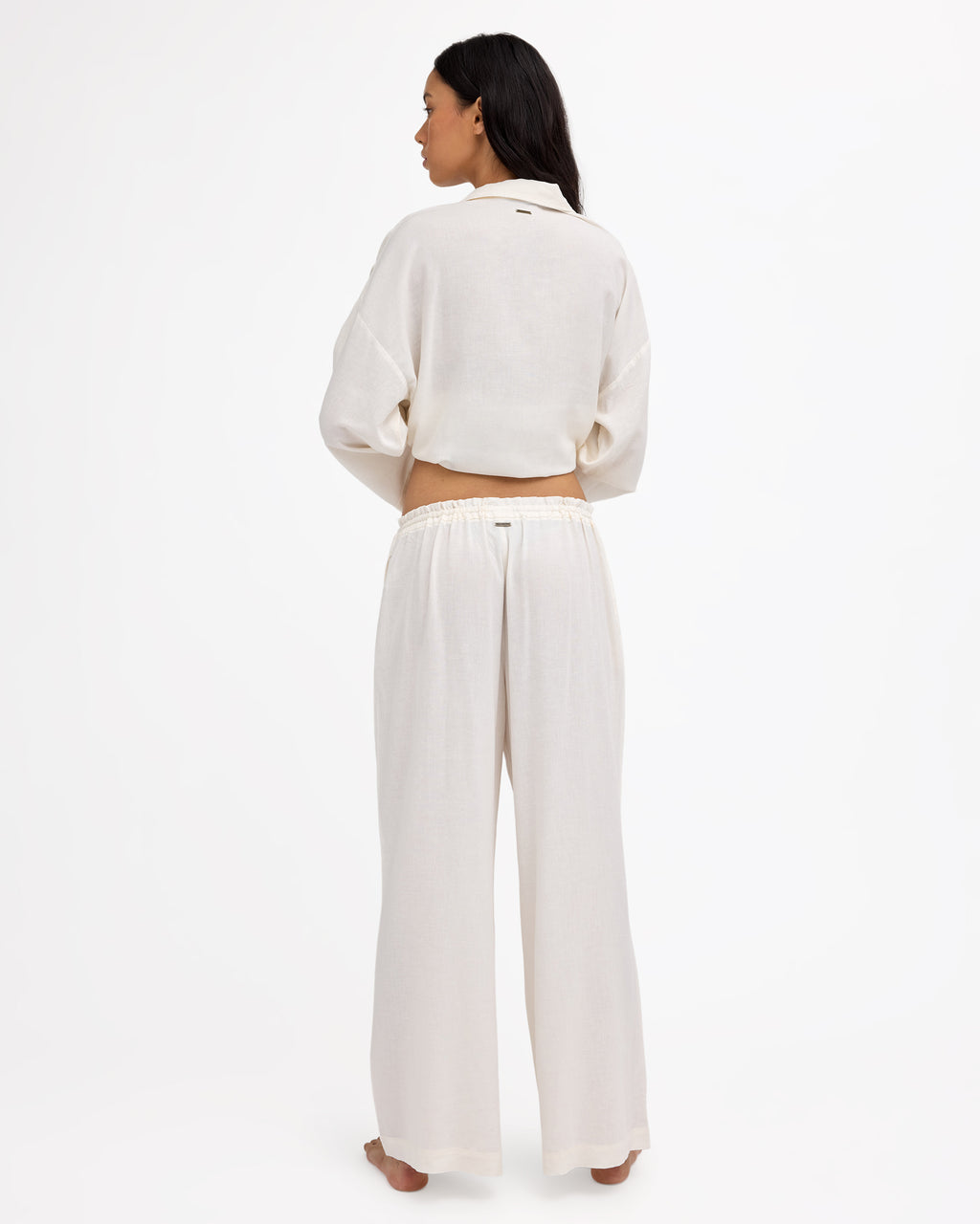 Womens Calais Drawstring Elastic Waist Pants