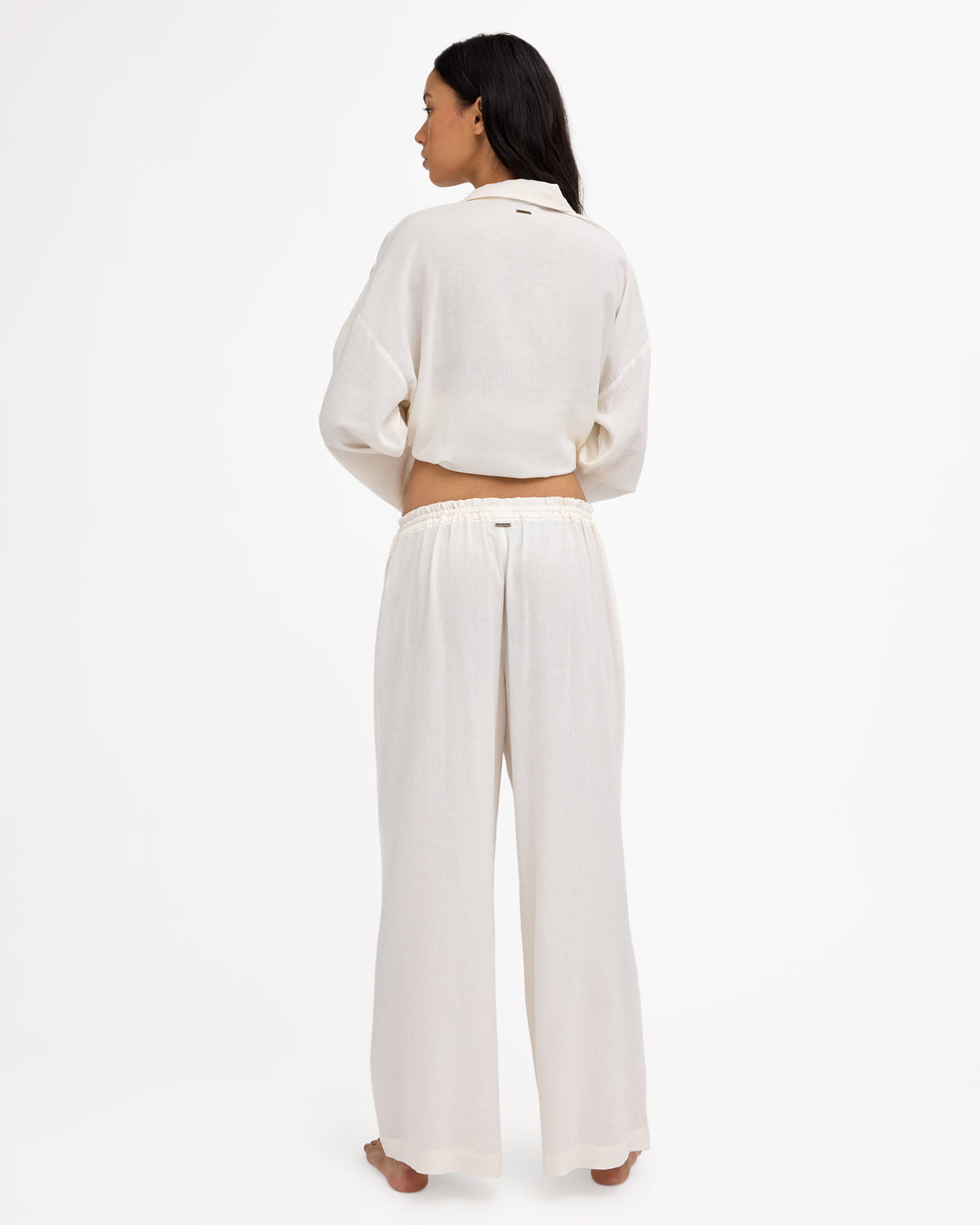 Womens Calais Drawstring Elastic Waist Pants