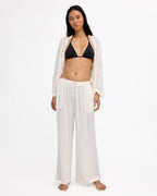 Womens Calais Drawstring Elastic Waist Pants