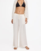 Womens Calais Drawstring Elastic Waist Pants