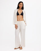 Womens Calais Drawstring Elastic Waist Pants