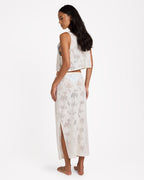 Womens Salt Bloom Lace Midi Skirt